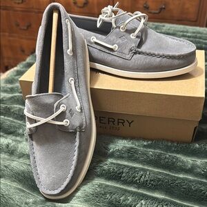 Sperry Women's Gray Boat Shoes 8.5